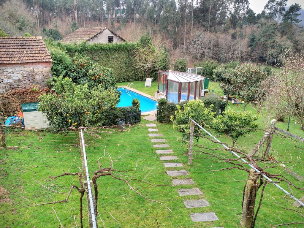 Casa Rural Os Carballos Guest House Pontevedra Bagian luar foto