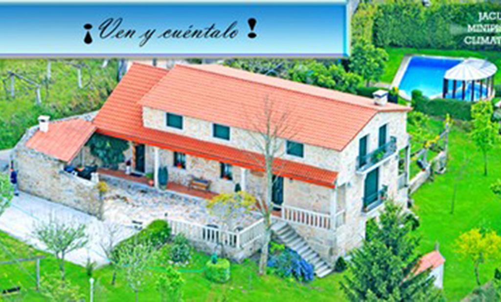 Casa Rural Os Carballos Guest House Pontevedra Bagian luar foto